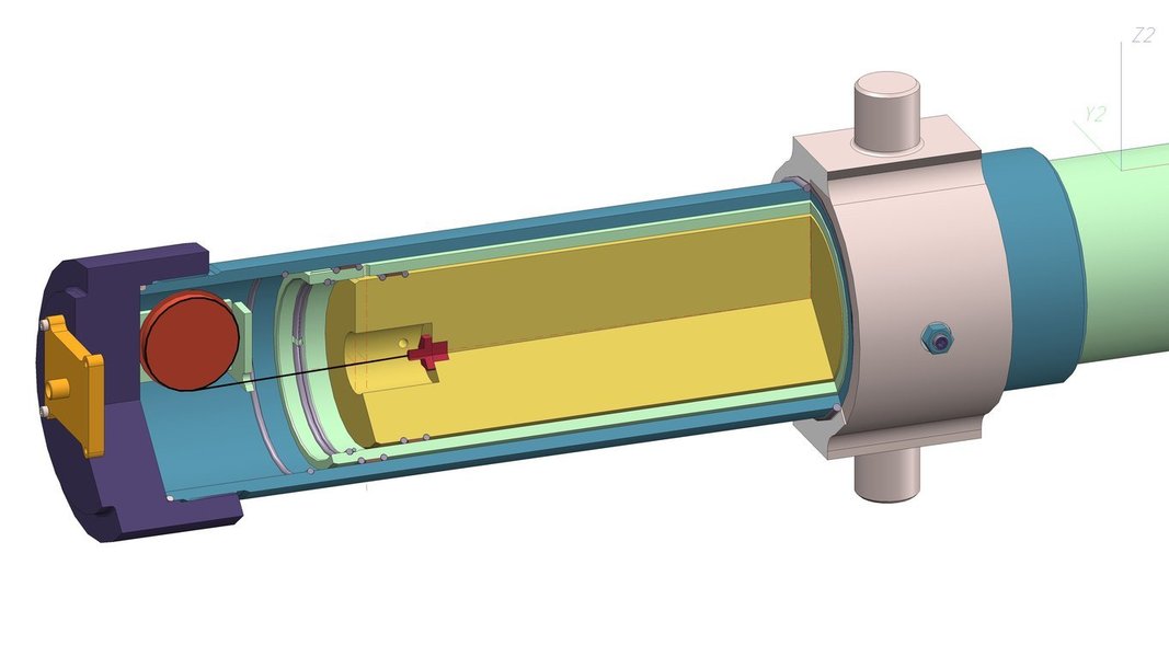 Neumeister Hydraulik entwickelt für mehrstufige Hydraulikzylinder ein zuverlässiges Messverfahren, das die Position des Zylinderkolbens berührungslos an die außen liegende Auswerteelektronik übermittelt.