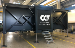 Neumeister Hydraulik moves AlphaTauri: The Making-of the Mobile Innovation Lab